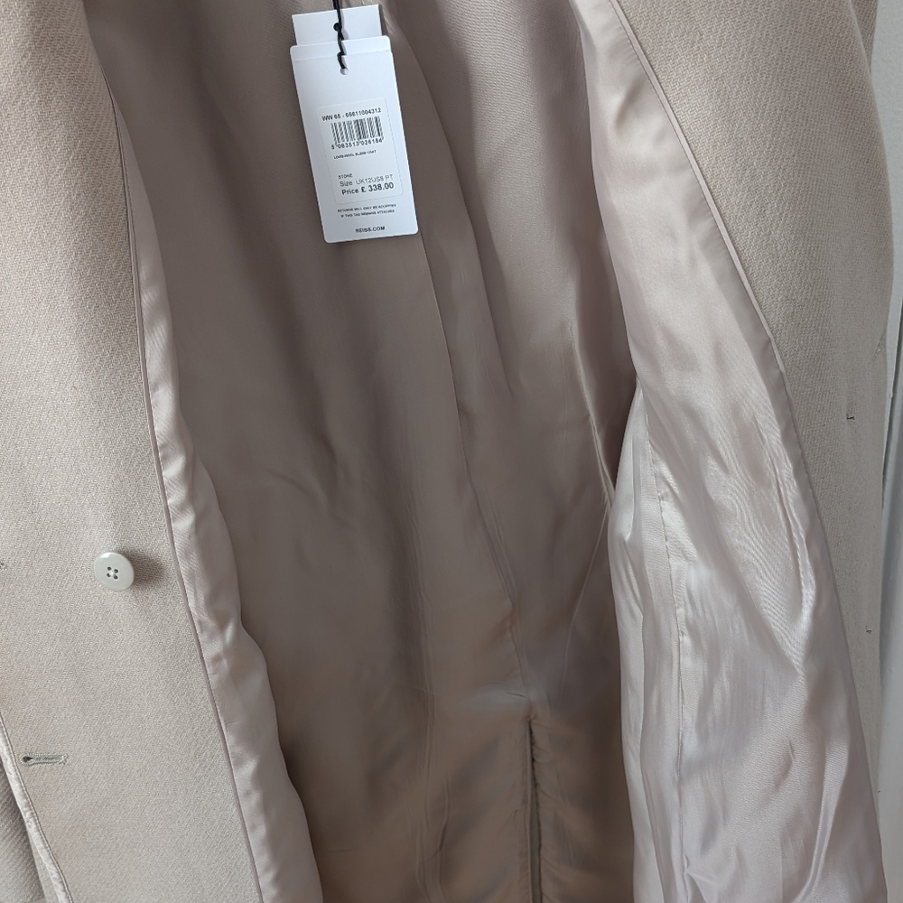 REISS NWT Louis Wool Coat - Picture 4 of 13